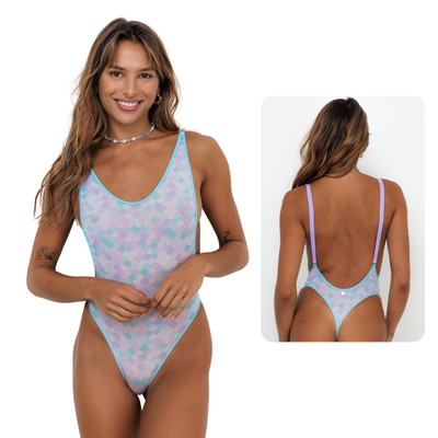 New Wicked Weasel One Piece Bikini Swimsuit 807 Mermaid Bare Vision Siren