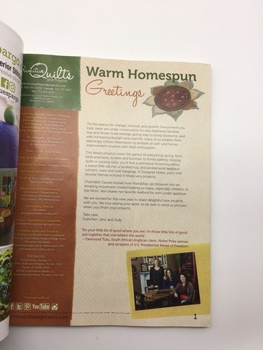 Primitive Quilts and Projects Magazine New Spring 2020 - 14 Projects Quilting - Picture 3 of 12