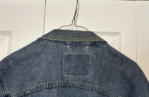Levi's Blue Jeans Denim Trucker Jacke Größe Large klassisch 72335 Levi - Bild 8 von 9