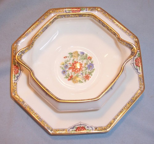 Haviland Limoges H&C LAMA Porcelain GRAVY Sauce Serving Bowl Boat + Underplate - Picture 2 of 5
