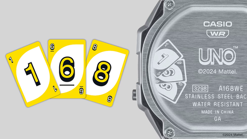 CASIO A168WEUC-1AER⎪A168WEUC-1A⎪Vintage ICONIC⎪Edición Wild Card UNO - Imagen 13 de 16