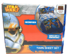 Disney Star Wars Rebels Microfiber 3 Piece Twin Sheet Set Super Soft New
