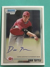 Dan Tuttle 2020 Bowman Chrome (RC, SP, AU) 1st Autographed Prospect #BCP193 Reds