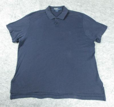 Polo Ralph Lauren ポロシャツ NAVY S Ralph Lauren Polo Shirt Men's Large W48in Cotton Navy Blue Pony