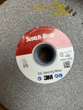 6" X 1" X 1" 8S FINE EXL DEBURRING WHEEL SCOTCH-BRITE S/C 3M #09549 1 WHEEL