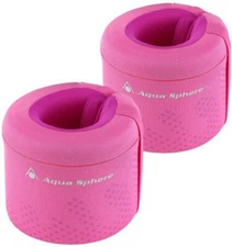 AQUA SPHERE Michael Phelps Learn to Swim Arm Floats PINK Beginner Fabric Rings