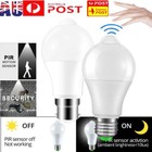 4/6x E27/B22 12W PIR Sensor Motion Smart LED Bulb Security Light Lamp Globe 220V