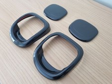 2 GLANZ SCHWARZ Sitz Entriegelungsgriff Blenden MINI Cooper S F54 F55 F56 F57 60