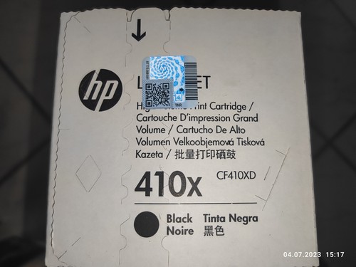 1x Original HP Toner CF410XD 410X - Bild 3 von 3