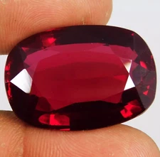 Certified 100.05 Ct Natural BURMA Pigeon Blood Red Ruby Unheated Loose Gemstone