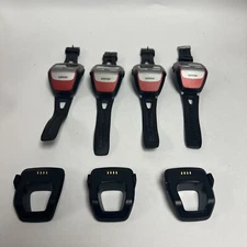 Lot Of 4 Garmin Forerunner 305 Unisex Black Strap GPS Receiver Watch (UNTESTED)