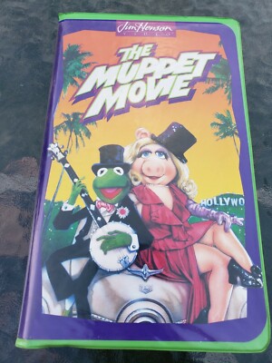 The Muppet Movie VHS Movie Video Tape 1993 w/Clamshell Case