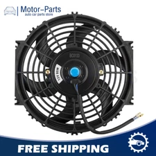 10" inch UNIVERSAL SLIM FAN PUSH PULL ELECTRIC RADIATOR COOLING 12V 80W 2400 RPM