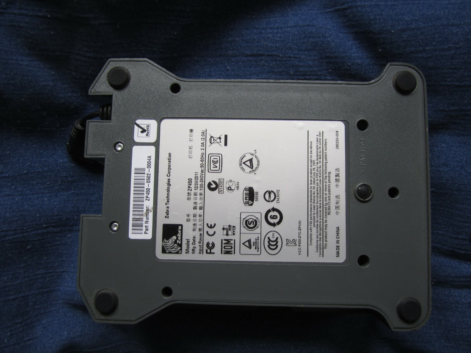 power supply for zebra ZP450, ZP500 ZP505 GK420d GX420d thermal printer eBay