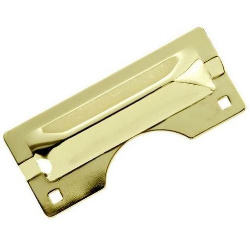 Hickory 1089 Heavy Duty Latch Guard, Polished Brass, First Watch Door