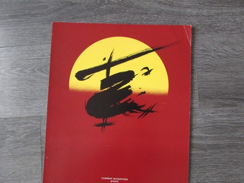 Póster original de teatro de Estados Unidos Miss Saigon un musical que llega a Broadway de 14 x 22 pulgadas - Imagen 8 de 10