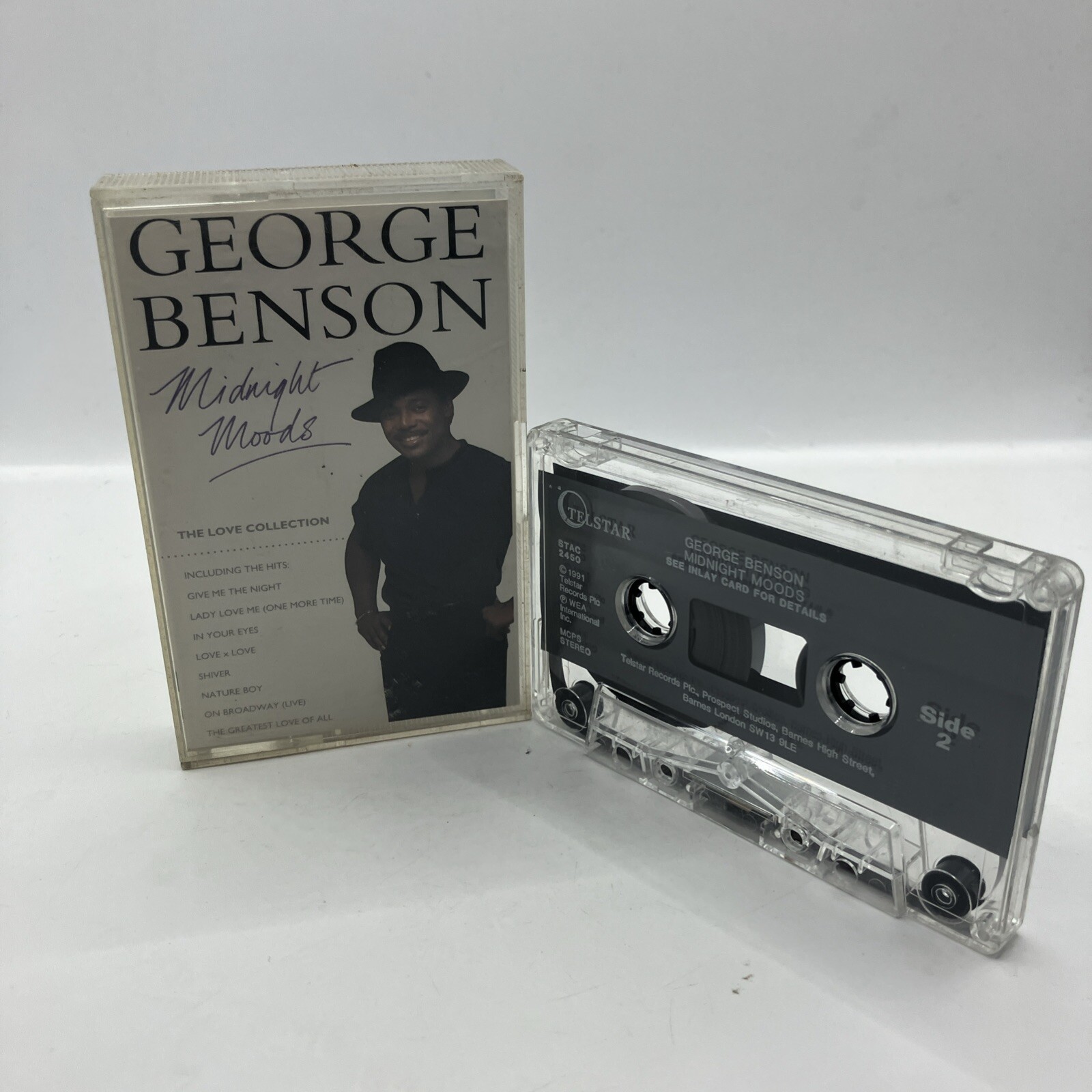 George Benson Midnight Moods cassette UK Telstar Tape