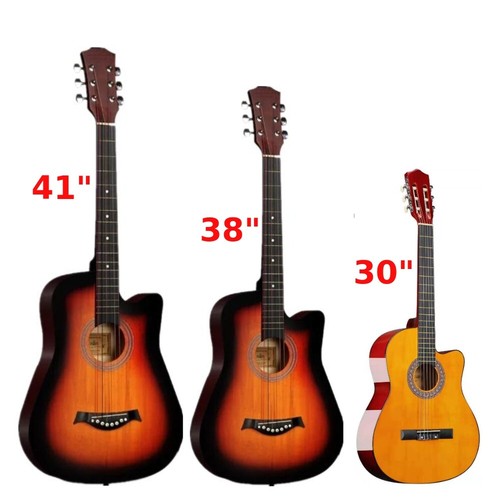 30/38/41" Beginner Acoustic Guitar Starter For Kids Child Adult eBay