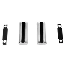 1968 1969 El Camino Rear Bed Molding Upper Outer Tailgate Corner Extensions