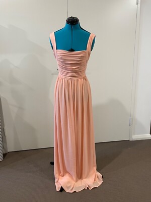 Women's Keepsake Peach Apricot Pink Chiffon Formal Dress Size 8 | eBay Australia Women's Keepsake Peach Apricot Pink Chiffon Formal Dress Size 8 | eBay Australia