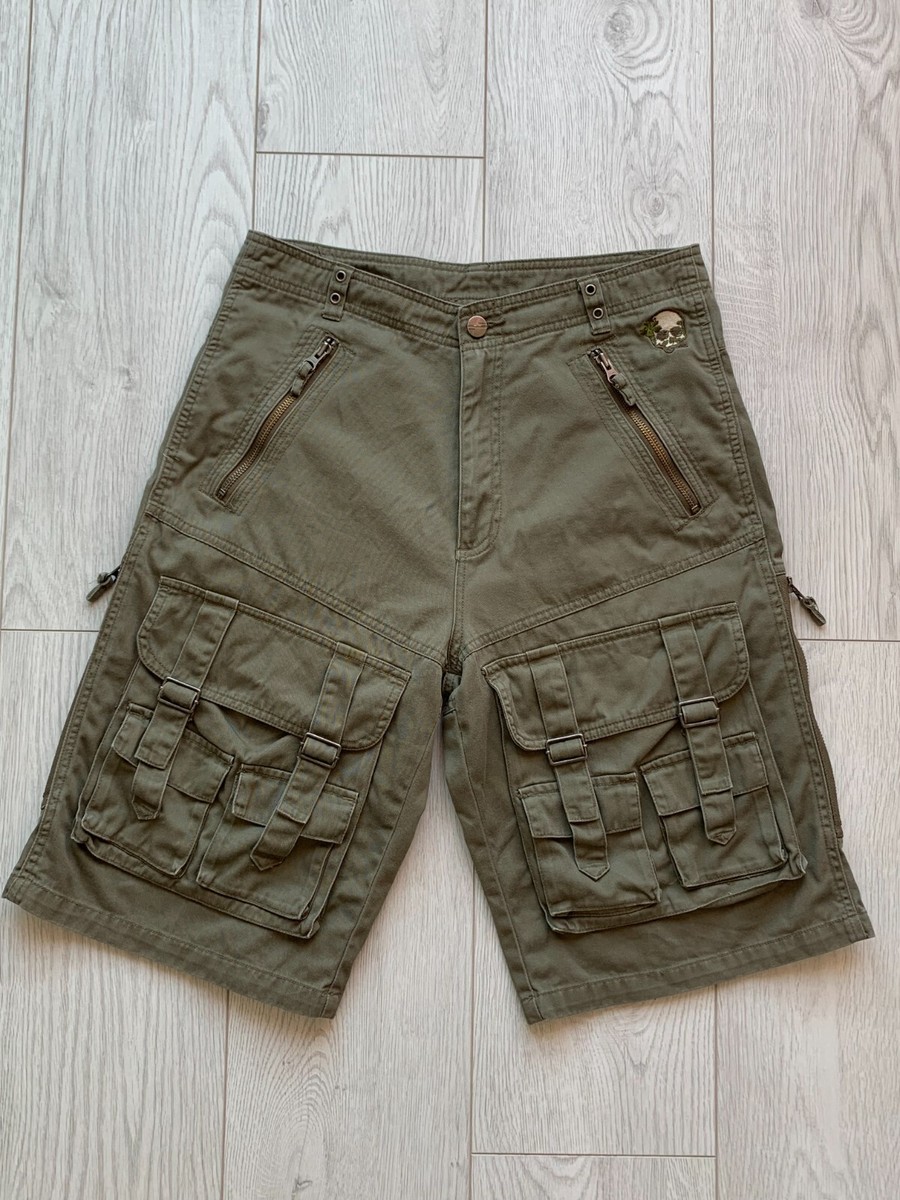 Plusminus Vintage Y2K Cargo Multipocket Khaki Shorts | eBay