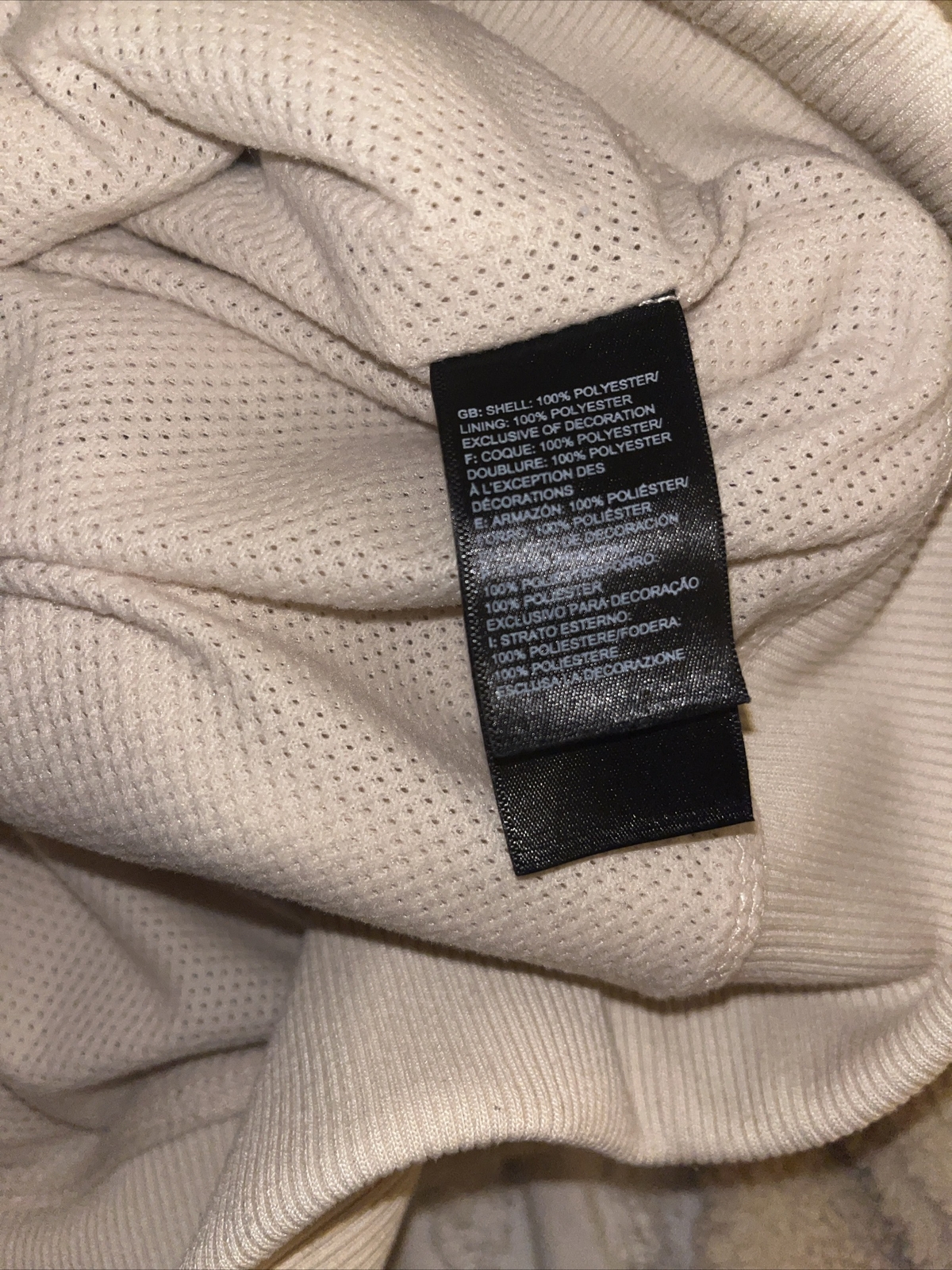 The North Face Men's Ridge HOODIE Jacket Medium M Bleached Sand Tan & Beige image 10