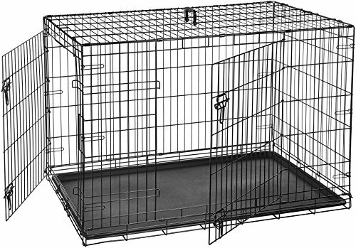 Hundekäfig mit Tür, Metall, zusammenklappbar Hundekäfig mit Tür, Metall, zusammenklappbar