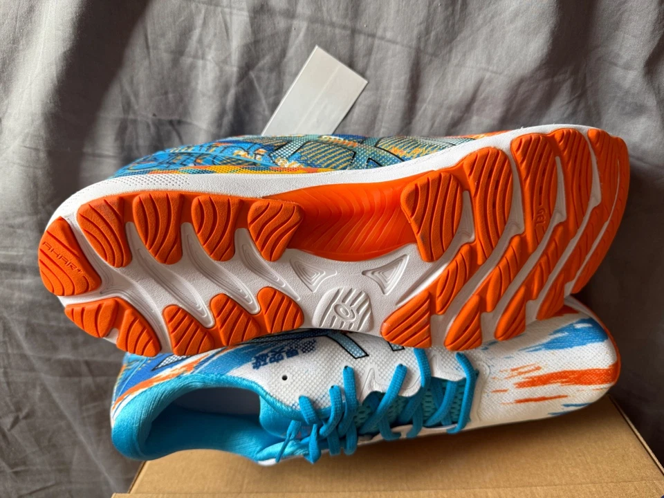 Herren Asics Gel-Nimbus 23 Noosa Aqua/Marigold/Orange Turnschuhe - UK 13 / US 14 - Bild 4 von 4