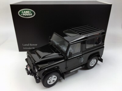 KYOSHO 1:18 LAND ROVER DEFENDER 90 Black Diecast Metal Model Car