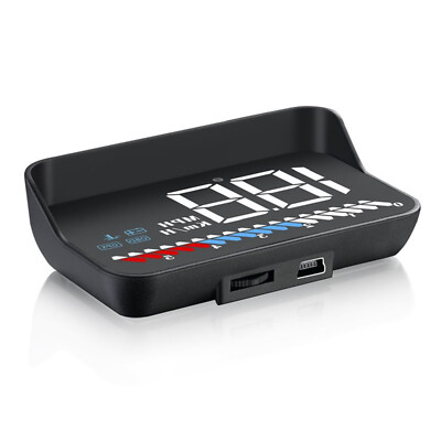 OBD2+GPS Digital Speedometer Car HUD Head Up Display MPH KM/H Overspeed Alarm