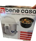 Bene Casa 900W 4L Electric Pressure Cooker Stainless Steel