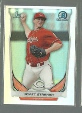 2014 Bowman Chrome Draft Refractors #CDP97 Wyatt Strahan (ref 65581)