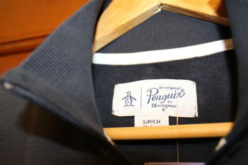 Penguin Mens Small Gray Blue Jacket NWT Polo Color Block - Picture 3 of 3