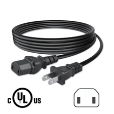 UL 6.6ft Power Cord For Polk Audio Model PSW111 PSW125 PSW505 PSW525 Subwoofer