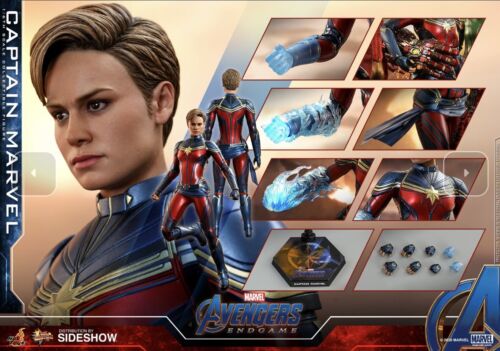Hot Toys Avengers “ENDGAME” Captain Marvel 1/6 Scale “Sealed/Brand New” (MMS575)