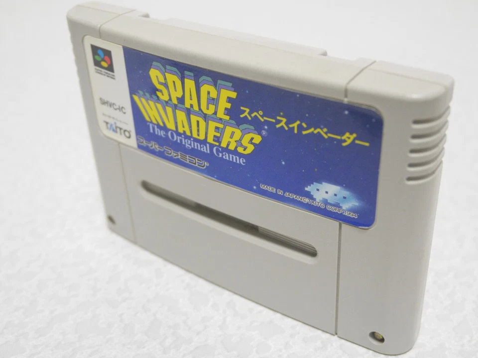 Nintendo TAITO SPACE INVADERS Super Famicom SFC SNEC Tested from Japan - Image 3 of 4