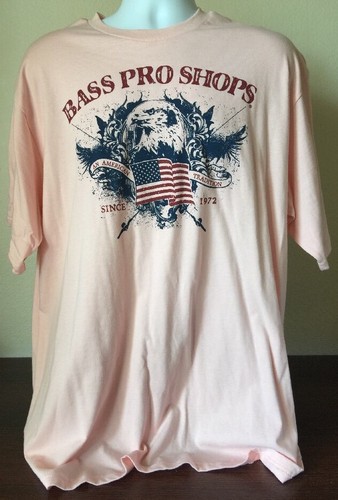 Bass Pro Shops pink graphic XL t shirt 