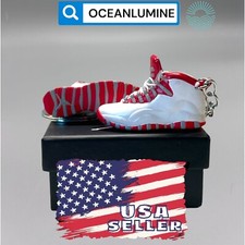 Best Quality Jordan 3D Mini Sneaker Keychain, Shoe Box, Display Box Option