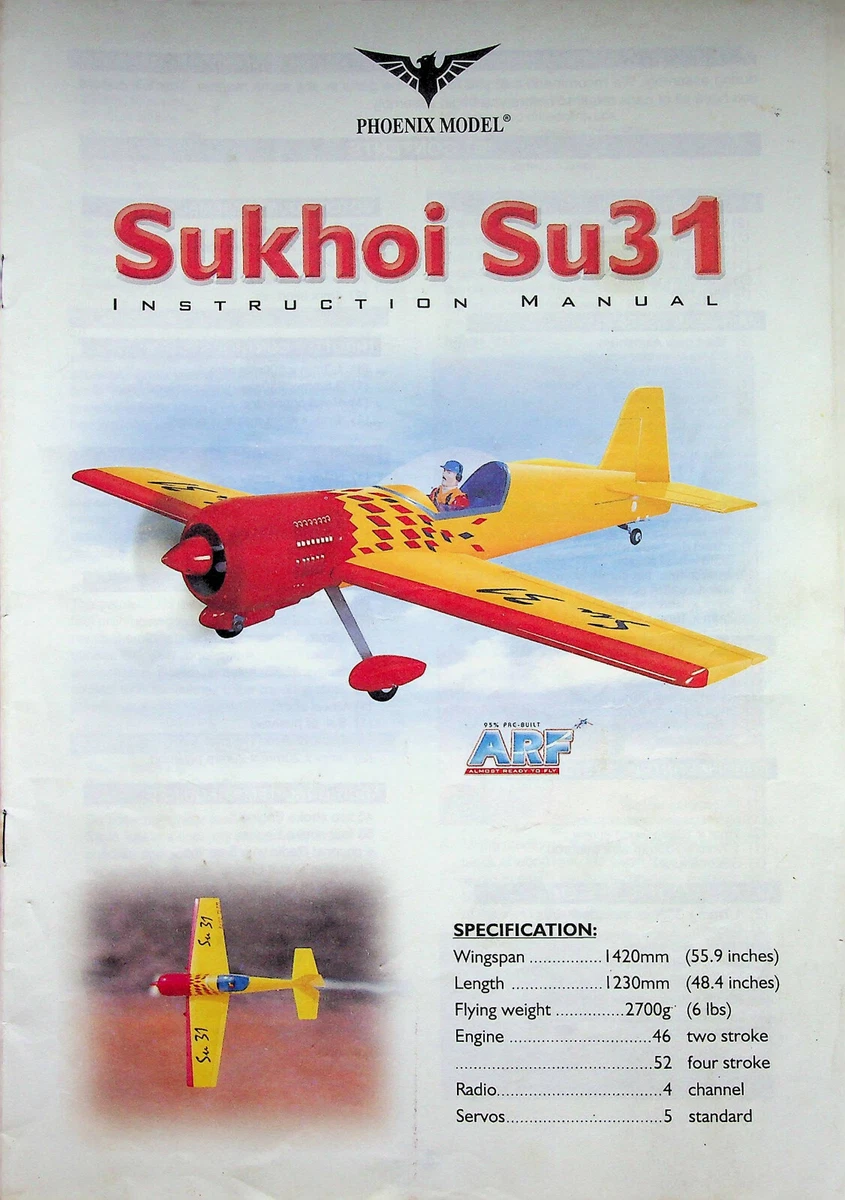 Su 31 top rc plane