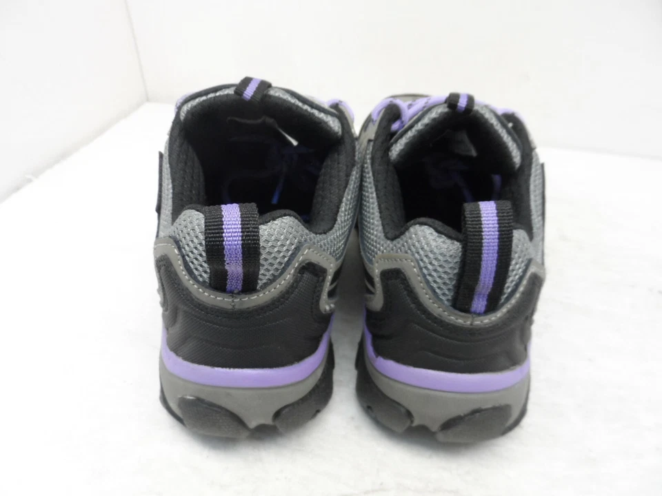 鹦鹉螺女式钢制鞋 EH 运动工作鞋 N2258 灰色/紫色 6M 码 — 第 3/4 张图片