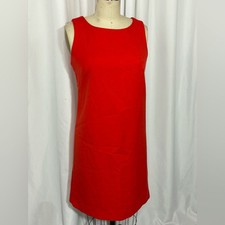 GAP Red Sleeveless Shift Mini Dress Small