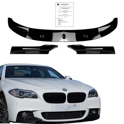 Frontlippe Spoilerlippe Für BMW 5er F10 F11 M-Paket 2010-2017 Schwarz Glanz