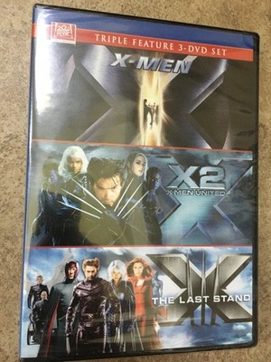 New! X-Men Triple Feature 3-DVD Set (X-Men, X2 X-Men United, X3 The Last Stand)
