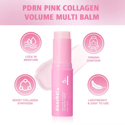 PDRN Pink Collagen Volume Multi Balm Deep Hydration Moisturization Brighten Skin
