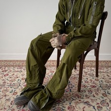70s Vintage Military 1971 Dated British RAF MK12 Flying Coveralls