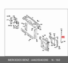 NEW MERCEDES-BENZ G-CLASS W463 / W463A STRUT OEM A4635043200 ORIGINAL