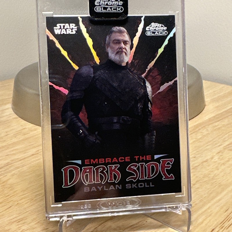 2024 Topps Chrome Black Star Wars Embrace The Dark Side #ED-4 Baylan Skoll