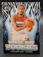 2024-25 Panini Donruss Optic White Hot Rookies #14 Alexandre Sarr Wizards