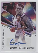 2020 Panini Recon True Potential Signatures Cassius Winston #TPS-CSW Auto 0i1b