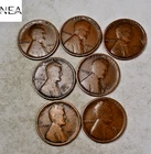 (7) 1911-D+1915-D  Lincoln Wheat Penny Cent Set/Lot ~ VG-Fine ~ 7 Coins (ZXWL41)